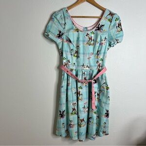 Disney Stitch Shoppe by Loungefly Bambi Laci Dress Cotton Blend Size Short Sz M